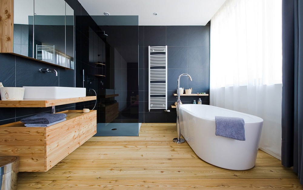 Phòng tắm Rustic