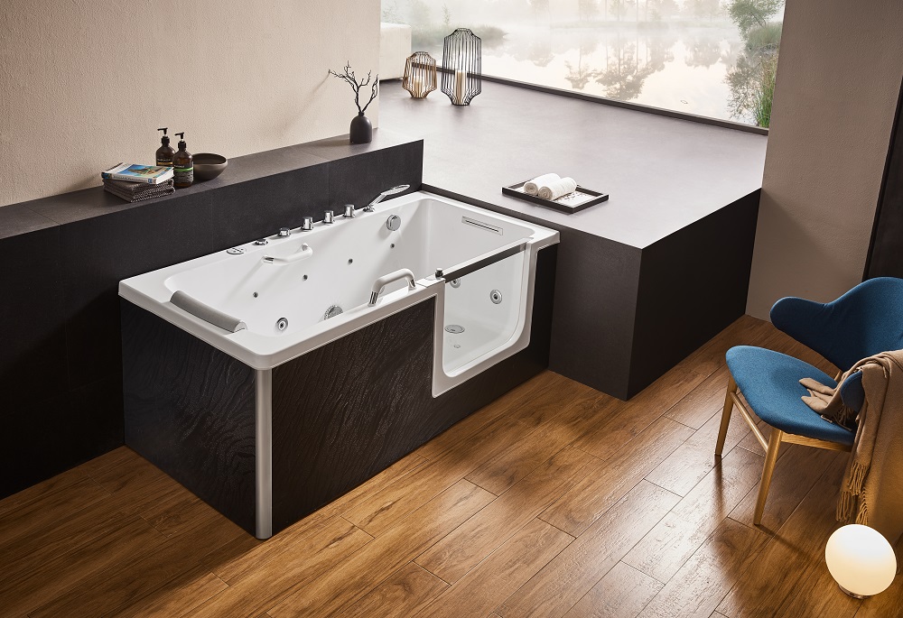 Thiết kế hình chữ nhật là kiểu dáng truyền thống của bồn tắm sục Thiết kế hình chữ nhật là kiểu dáng truyền thống của bồn tắm sục