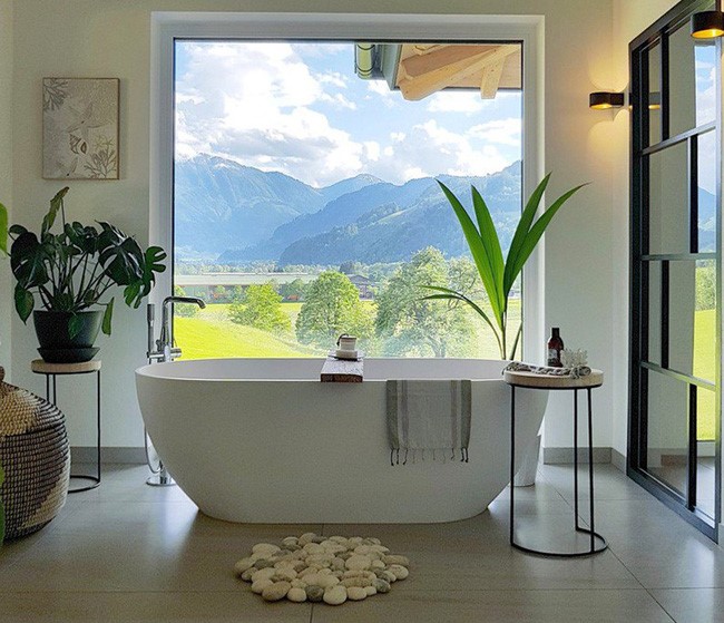 Cây xanh chính là lựa chọn hoàn hảo cho phòng tắm scandinavian Cây xanh chính là lựa chọn hoàn hảo cho phòng tắm scandinavian