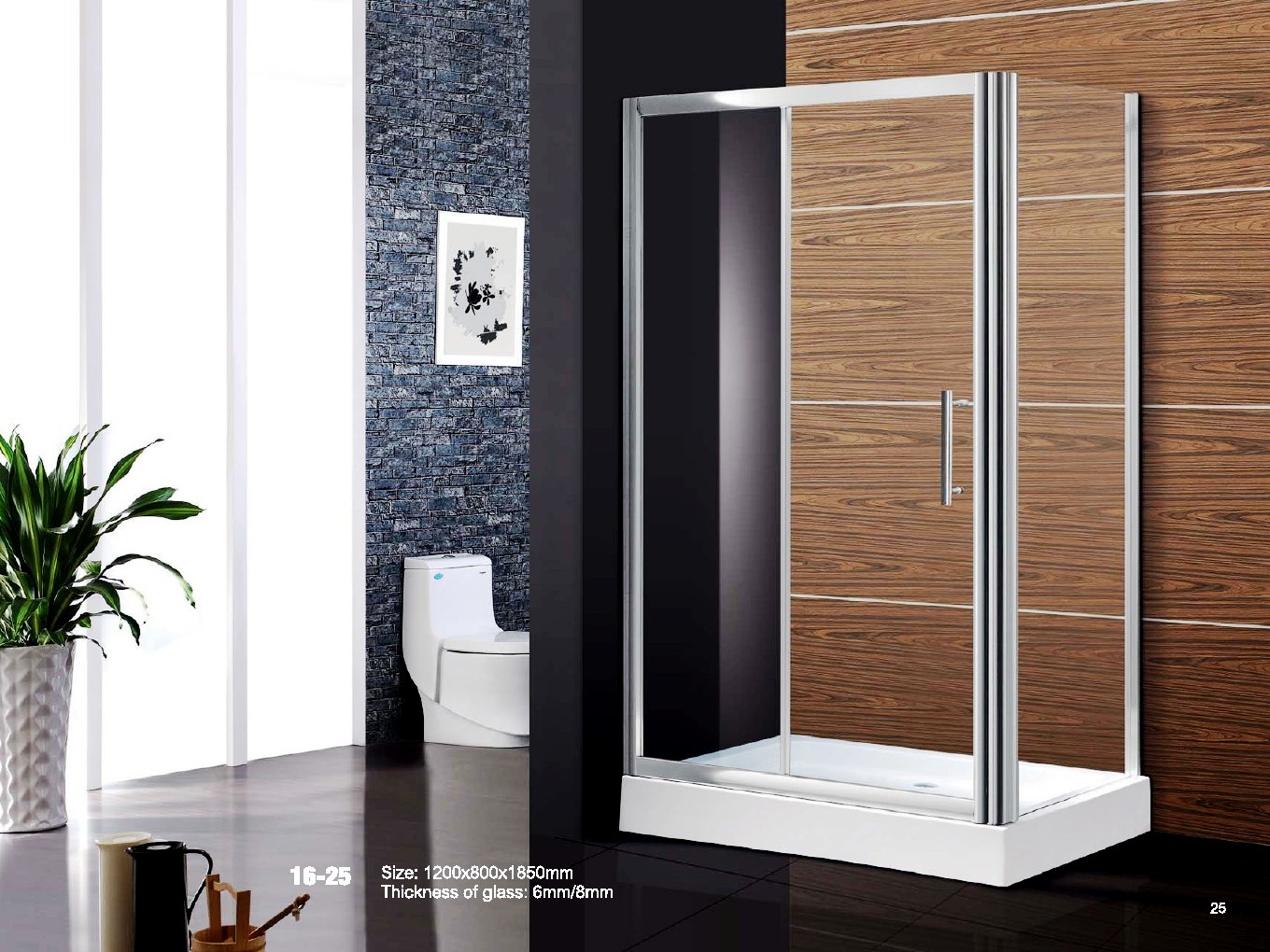 Vách kính tắm Daros DR 16-25