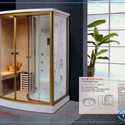Phòng xông hơi khô kết hợp ướt Daros HT-08