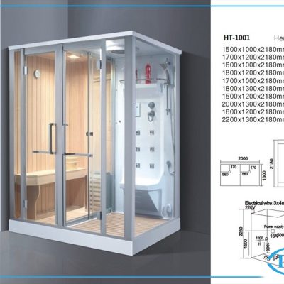 Phòng xông hơi khô kết hợp ướt Daros HT-1001