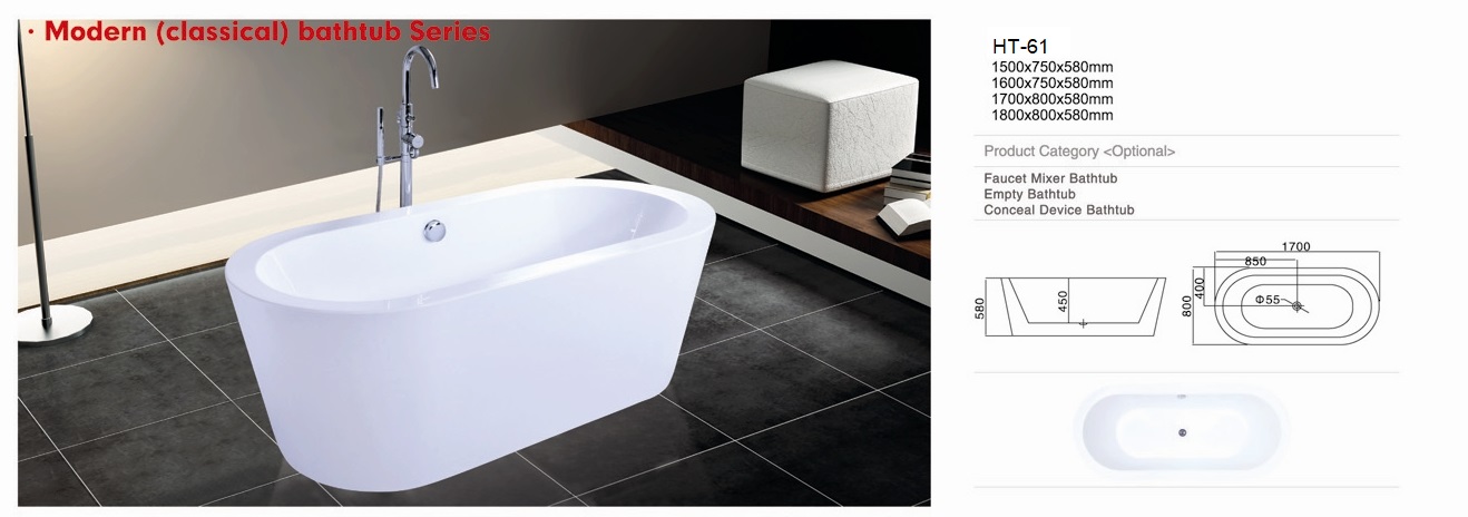 Bồn tắm nghệ thuật Daros HT-73