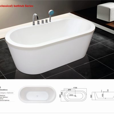 Bồn tắm ngâm nghệ thuật Daros HT-65