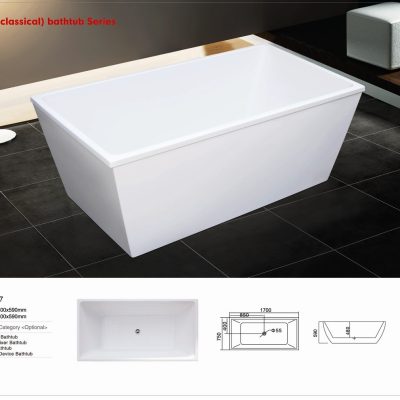 Bồn tắm ngâm nghệ thuật Daros HT-67