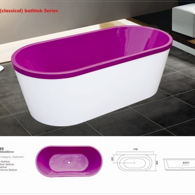 Bồn tắm ngâm nghệ thuật Daros HT-69