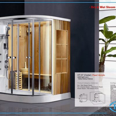 Phòng xông hơi khô kết hợp ướt Daros HT-07