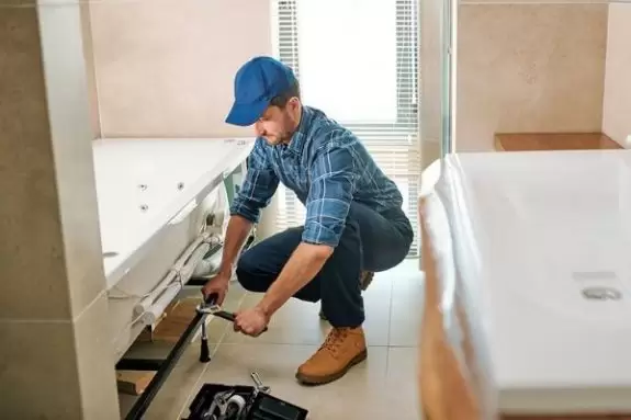 Lắp đặt nguồn điện cho bồn tắm tròn