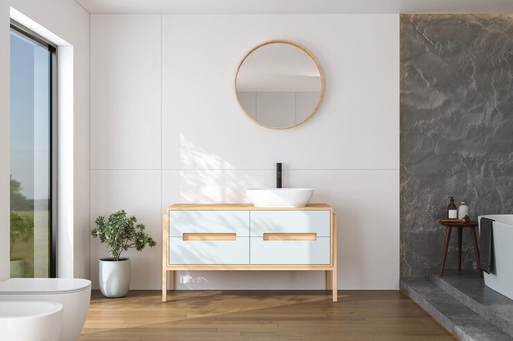 Trang trí phòng tắm bằng gương đem đến không gian hiện đại Trang trí phòng tắm bằng gương đem đến không gian hiện đại