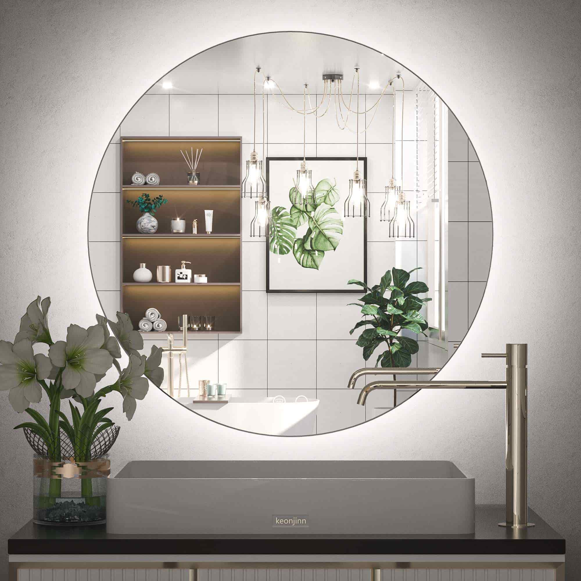 Gương soi là phụ kiện phòng tắm quan trọng