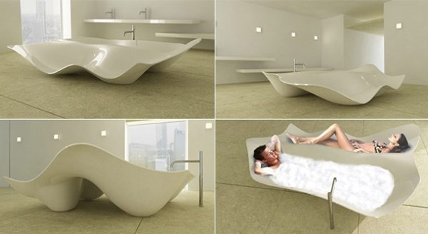 Bồn tắm Brezza thiết kế bởi ZAAF Design dường như được tạo ra để dành cho những đôi tình nhân

