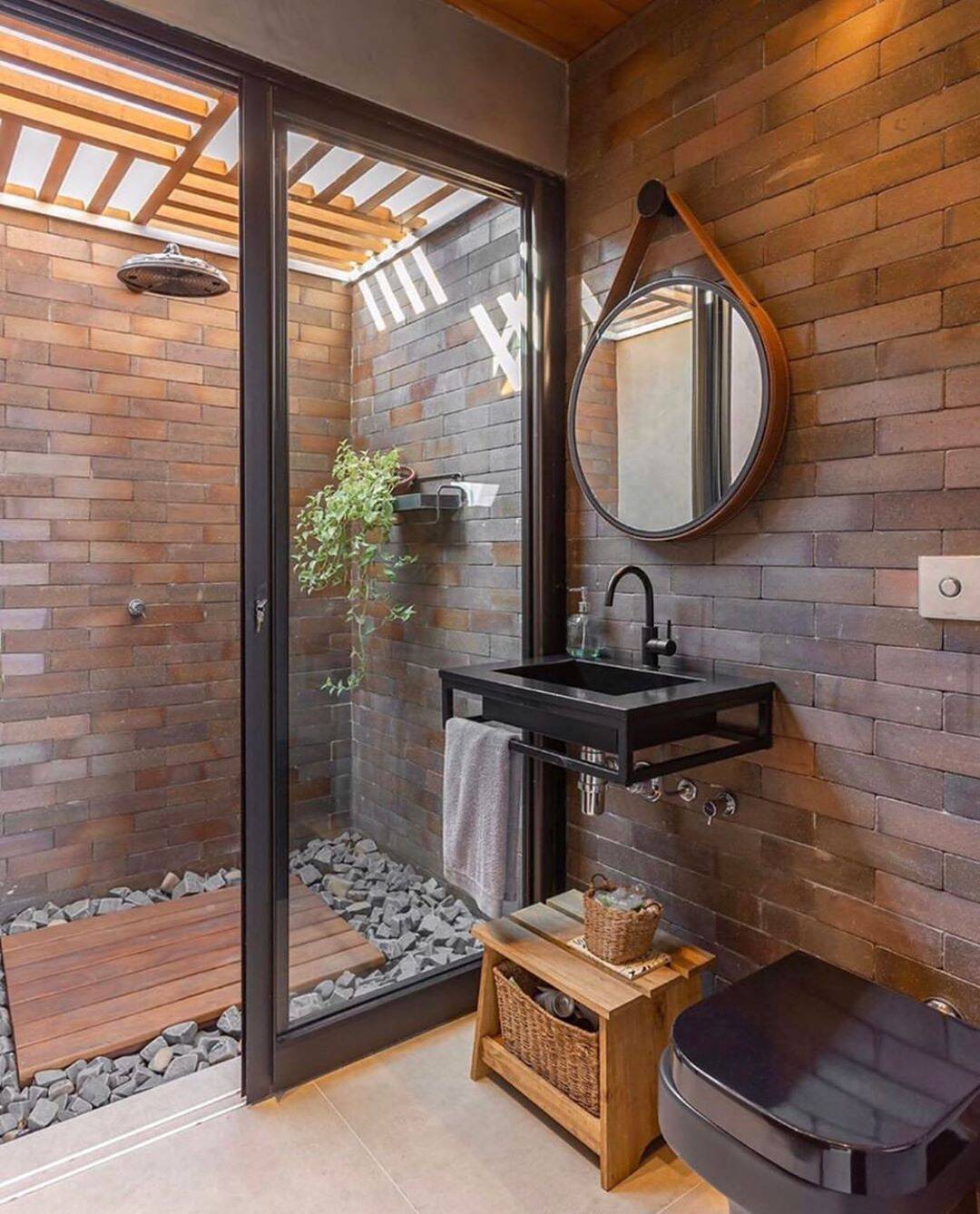 Thiết kế phòng tắm mở