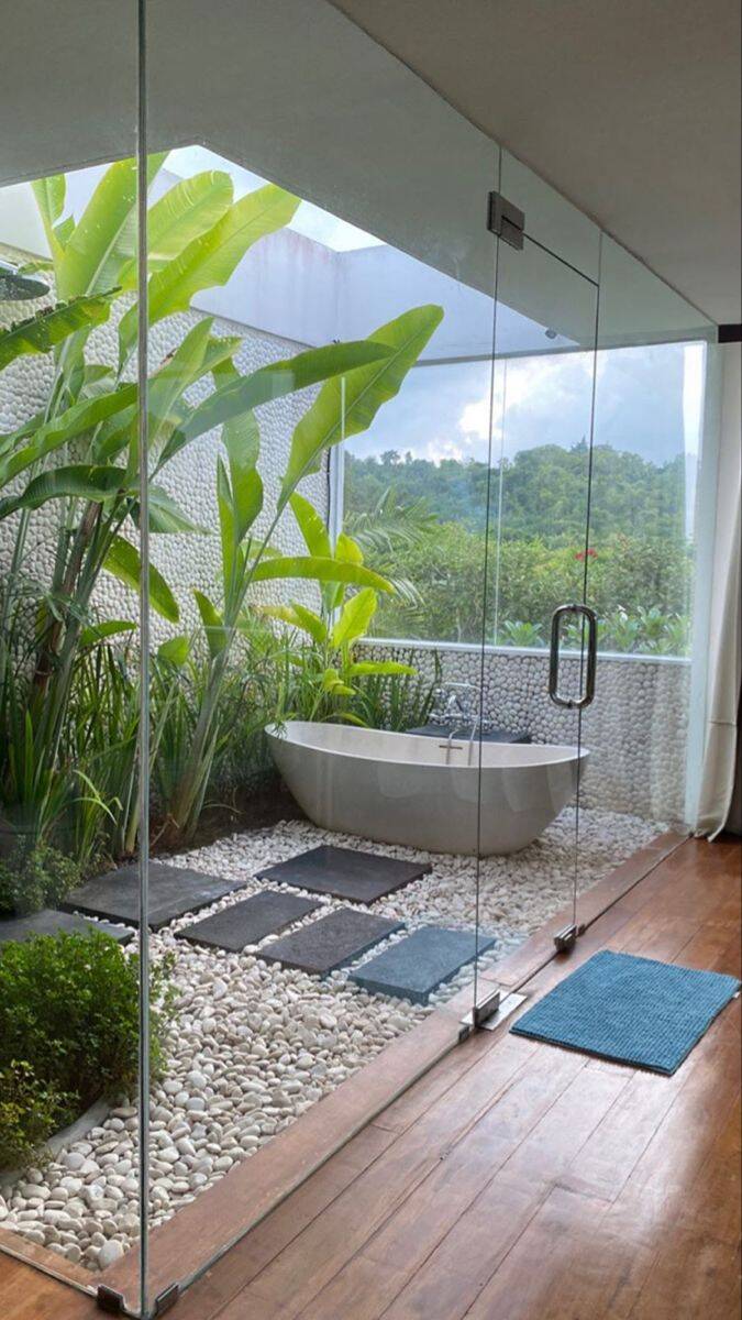 Thiết kế phòng tắm mở