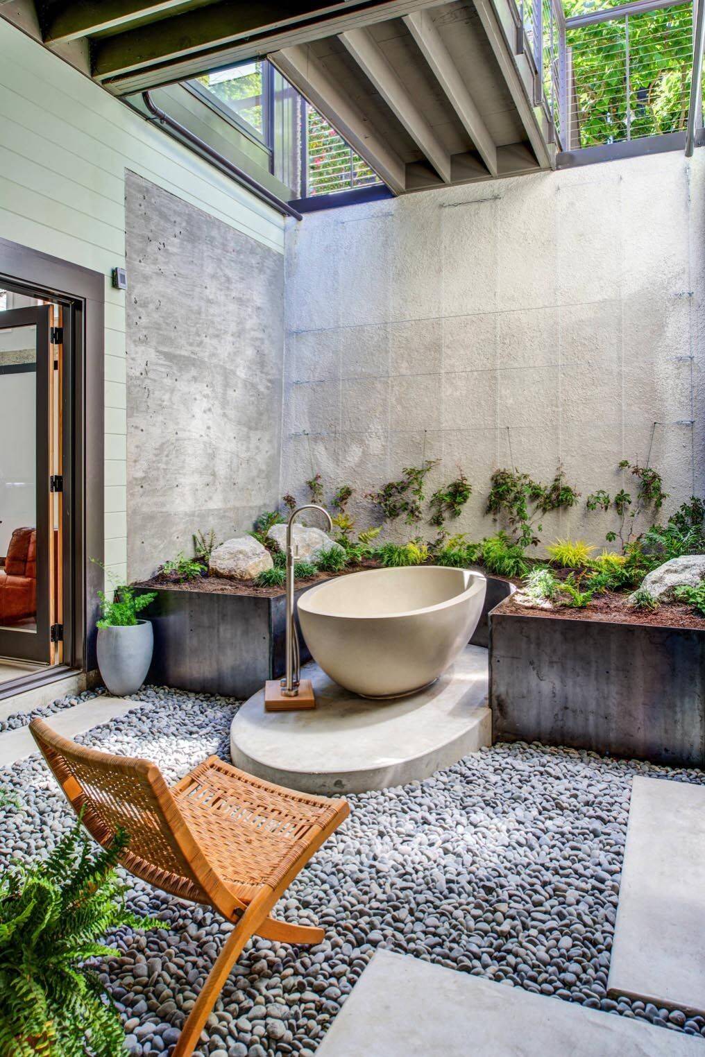Thiết kế phòng tắm mở