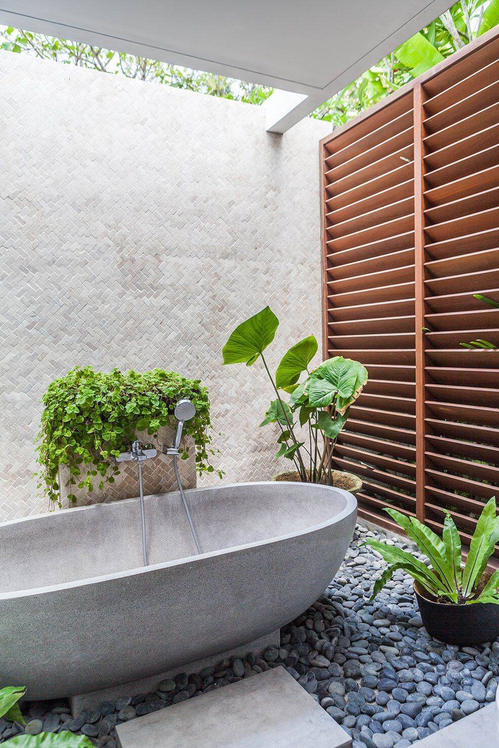 Thiết kế phòng tắm mở