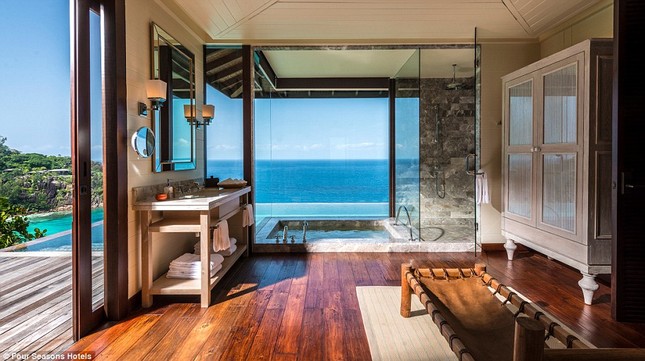 Khách sạn Four Seasons, căn hộ Seychelles' Serenity Villa.