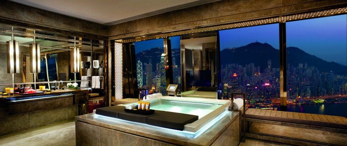 Phòng tắm Ritz Carlton tại Hong Kong cũng thuộc top những phòng tắm sang trọng nhất thế giới 