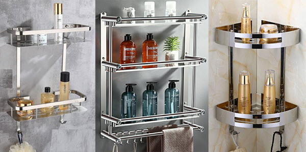 Kệ để đồ nhà tắm bằng inox