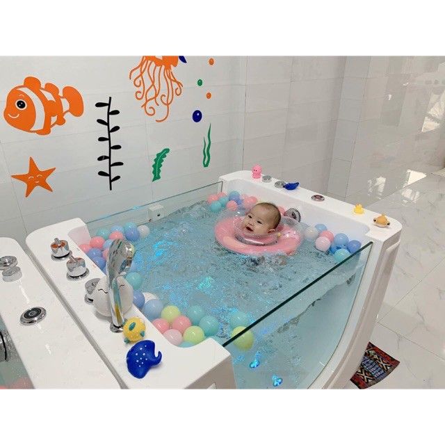 Chức năng thông minh của bồn tắm sục cho bé