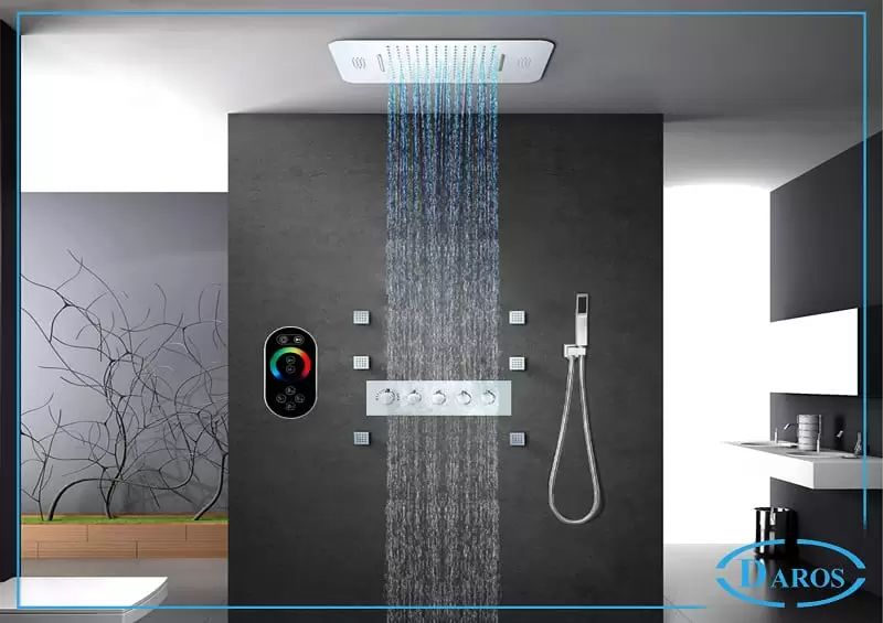 Vòi sen tắm âm trần daros dr 20035 hiện nay