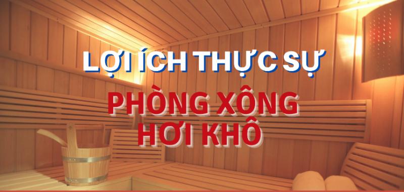 Những lợi ích khi sử dụng phòng xông hơi khô sauna hiện nay
