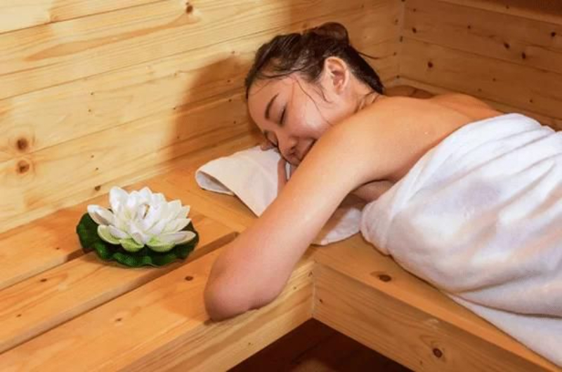 Máy xông hơi giúp thư giãn, giảm căng thẳng
