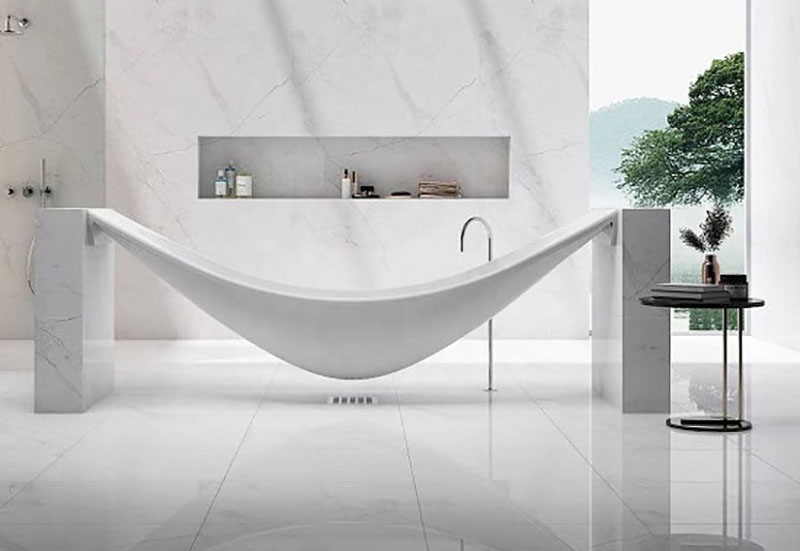 Bồn tắm đá nhân tạo hình võng