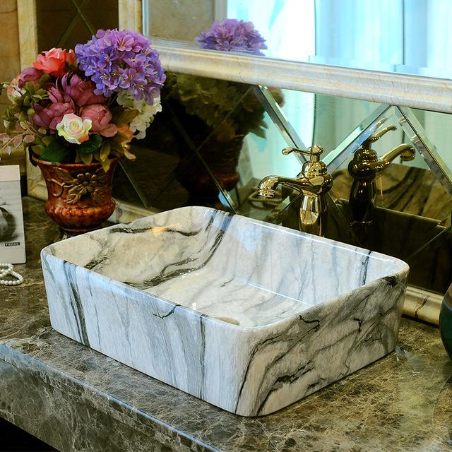 Lavabo đá nhân tạo