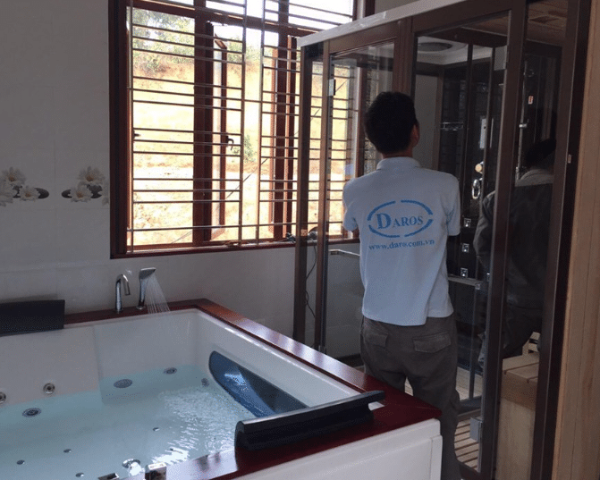 Lắp đặt phòng xông hơi ướt từ ban đầu
