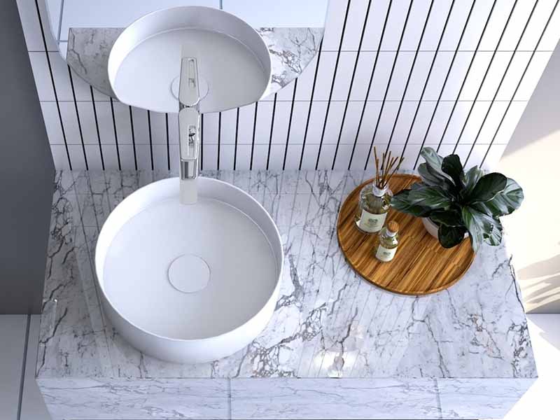 Xác định phong cách thiết kế và diện tích phòng tắm